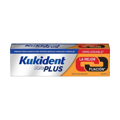 Kukident Pro Plus La Mejor Fijación Sabor Neutro 40 Gr