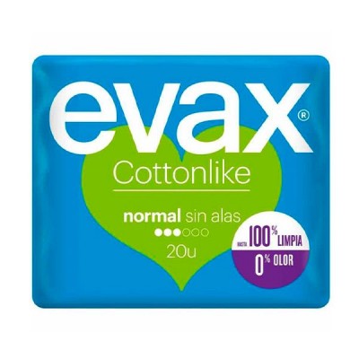Compresas Evax Cottonlike Normal 20