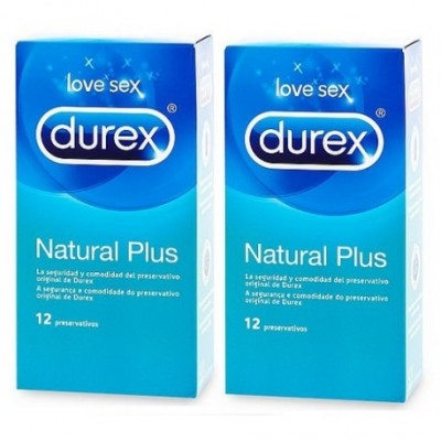 Durex Natural Plus 12U Duplo