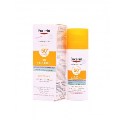 Eucerin Sun Protection 50+ Gel Creme Rostro Oil 50Ml