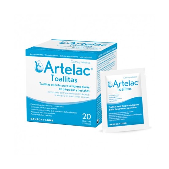 Artelac Wipes 20 Toallitas