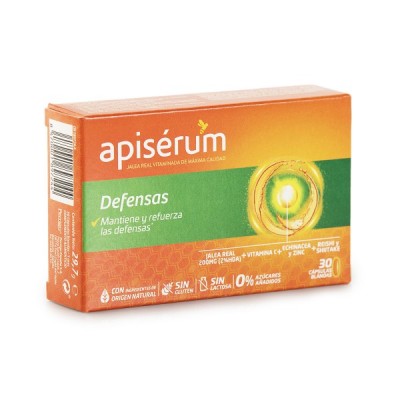 Apiserum Defensas Jalea Real Vitaminada 30 Capsulas