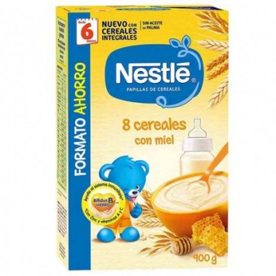 Nestle 8 Cereales Con Miel 900Gr