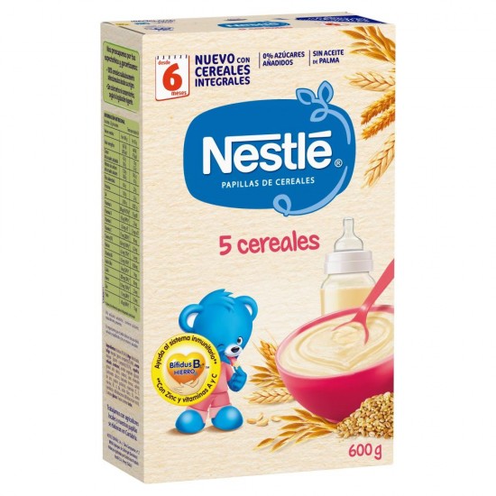 Nestle 5 Cereales 600Gr